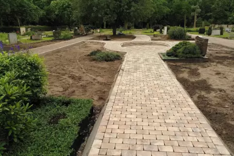 Rund 500 Quadratmeter groß ist der Memoriam-Garten auf dem Friedhof in Limburgerhof.