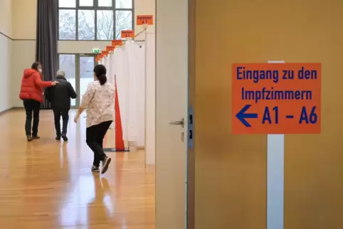 Zuletzt vergleichsweise selten geworden: Termine im Impfzentrum Speyer. 