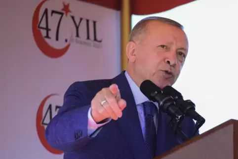 Trotz Mahnungen vonseiten der EU hat der türkische Präsident Erdogan erneut eine Zwei-Staaten-Lösung für das geteilte Zypern gef