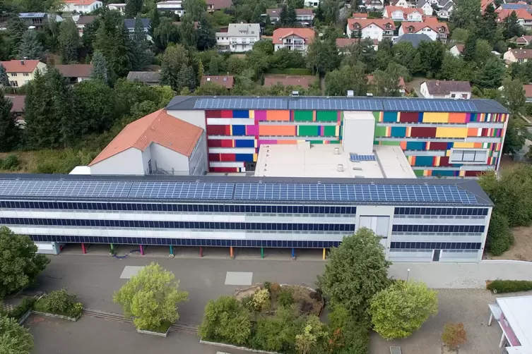 Das Nordpfalzgymnasium in Kirchheimbolanden ist die einzige Schule in Kreisträgerschaft mit Lüftungsanlage.