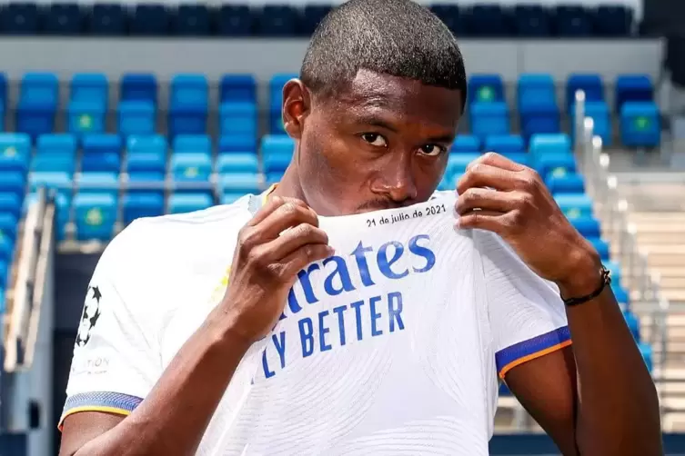 Ein Bussi mit Folgen: David Alaba. 