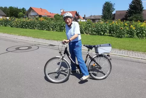 Traditionsradler und Handkees-Liebhaber Alfred Hauck.