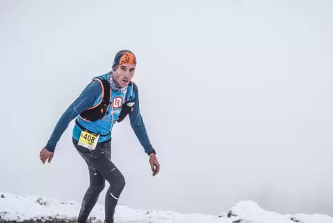 Timo Gröbert beim Mountainman im Oktober 2020 in Nesselwang. 