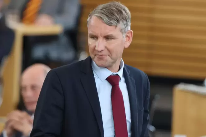 Provoziert: Björn Höcke. Provoziert: Björn Höcke.