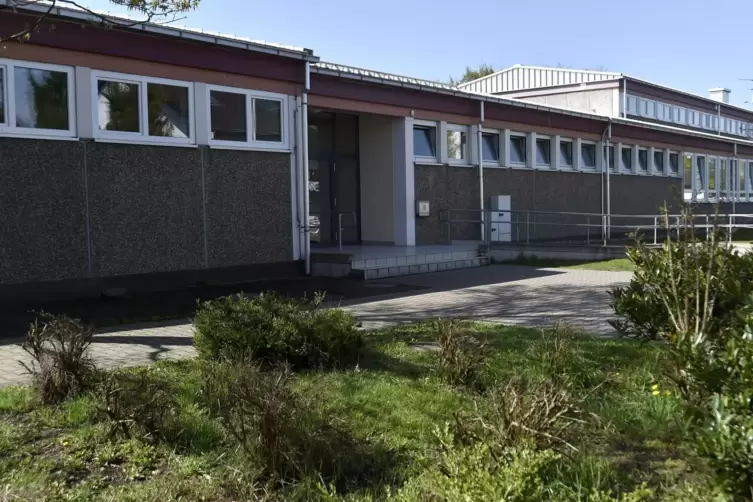 Den Tätern gelang es nicht, eine Tür der Grundschule in Beindersheim aufzuhebeln.