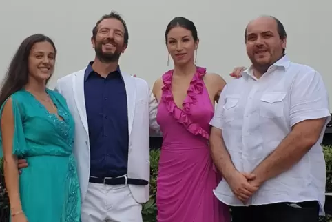 Die vier Musiker aus Ravenna (von links): Vera Della Scala, Roberto Gentili, Elisa Gentili und Lorenzo Lucchi.