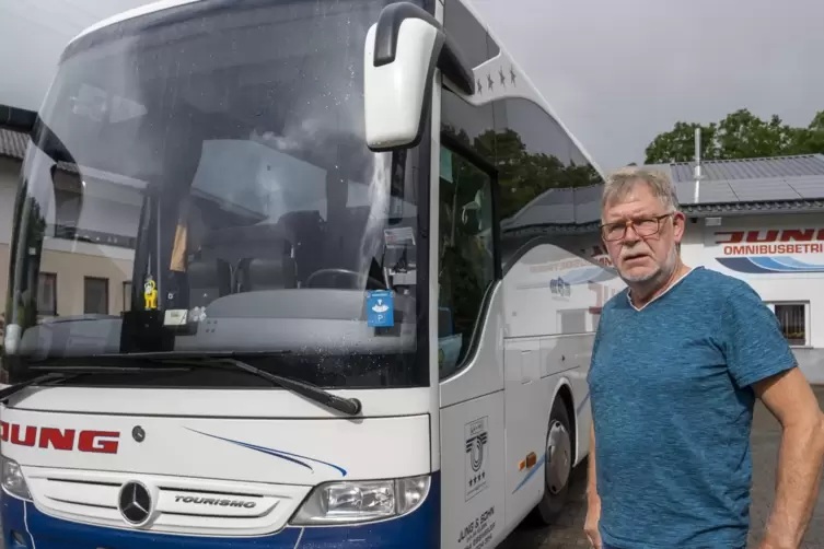 Betriebsleiter Hansgeorg Klein hofft auf das zweite Halbjahr – und darauf, dass wieder mehr Busreisen möglich sind. 
