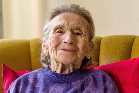 Noch mit 87 Jahren fuhr Katharina Eck ihren Traktor.
