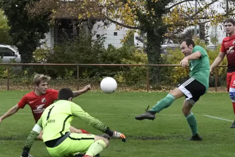 Für Daniel Meyer (rechts) und den ASV Heßheim lief es in der vergangenen Saison richtig gut. Als die Spielzeit abgebrochen wurde