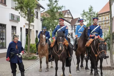Kavallerie in Hagenbach. 
