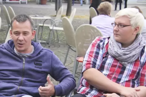 Stephan Hahn mit der von ihm betreuten Judo-Olympionikin Jasminn Grabowski. 