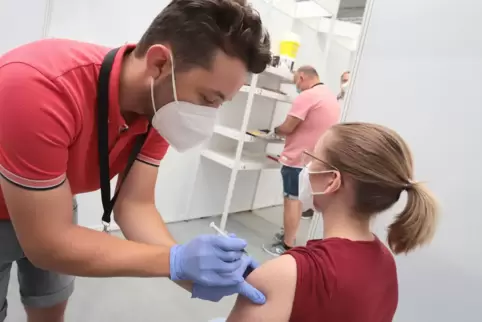 Sonderimpfaktion im Wörther Impfzentrum.