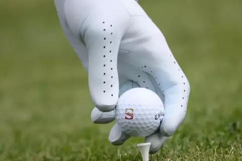 Ein Golfball, vom Platz des Golfclubs Pfälzerwald geschlagen, schlug auf der Frontscheibe eines Autos ein. 