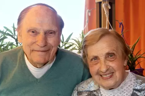 Verliebt wie am ersten Tag: Erich und Irma Weber. 