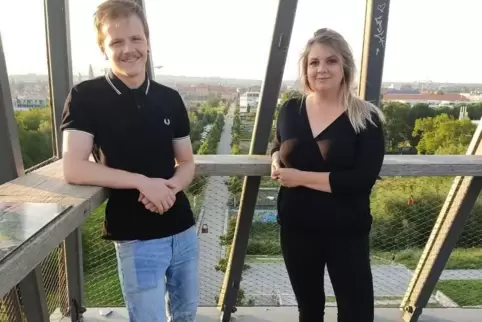 Neuer Vorstand: Lisa Hartmann und Jonas Wadle. 