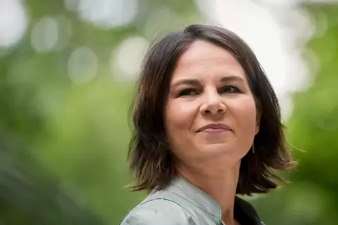 Grünen-Kanzlerkandidatin Annalena Baerbock stellte das Klimaschutz-Programm ihrer Partei vor.