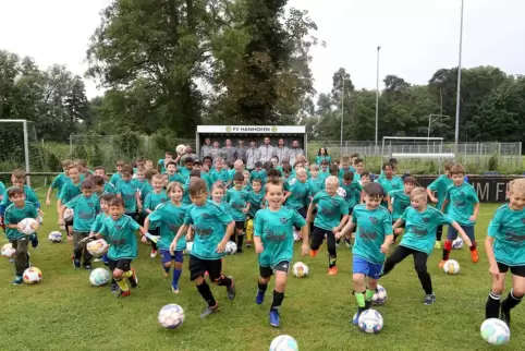 Das macht Freude: die Kinder im Feriencamp.