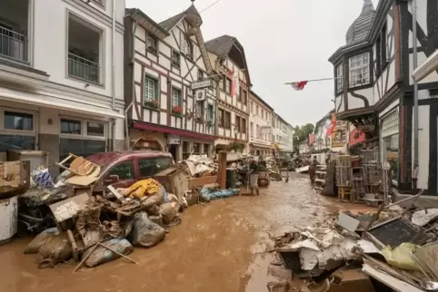 Nach der Flut-Katastrophe in Rheinland-Pfalz