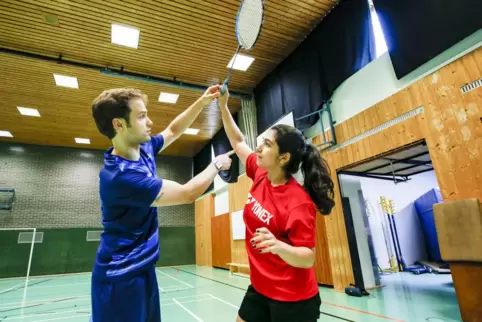 Saugt die Tipps auf, die ihr Trainer Christian Stern im Stützpunkttraining gibt: Naghmeh Mehrjoo.