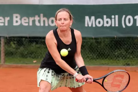 Drei Sätze gekämpft: Simone Kirsch.