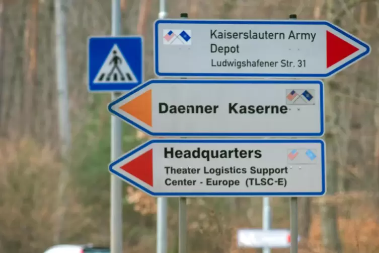 Im Straßenbild Kaiserslauterns präsent: die US-Armee.