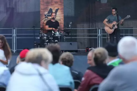 „Acoustic nation“ am Abend. 
