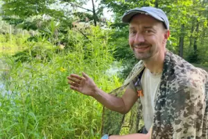 Kennt alle Pflanzen und Tiere beim Namen: Frank Lehmann.