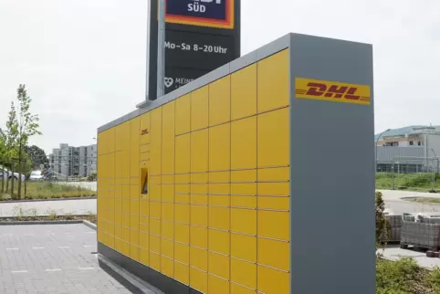 Auch beim Aldi in Deidesheim soll eine Packstation errichtet werden. Hier diejenige in der Lachen-Speyerdorfer Straße in Neustad