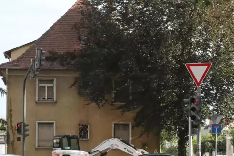 Das Haus und die Bäume auf dem Grundstück kommen weg. 