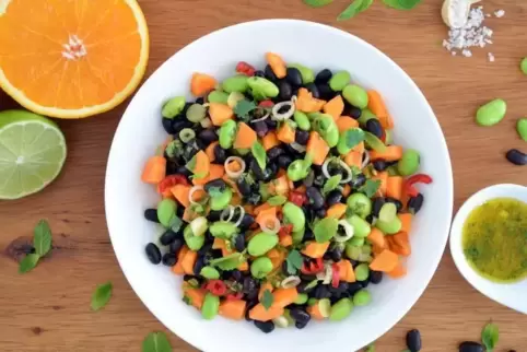 Bohnensalat mit Zitrus-Vinaigrette