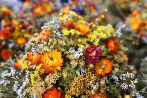 Trockenblumen: Kommen auch bei „Sarahs Blümchen“ zum Einsatz. 