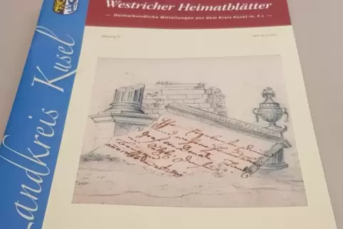 Das Deckblatt ziert die Zeichnung einer Ruine von Louis Gassert. 