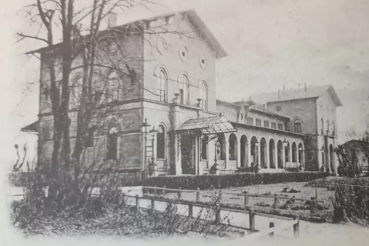 Historische Postkarte aus dem 19. Jahrhundert.