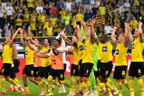 5:2! Dortmund jubelt.