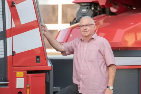 Feuerwehrmann und viele Jahre Kreisfeuerwehrinspekteur: Berthold Simon. 