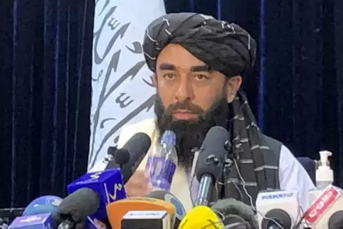 Taliban-Sprecher Sabiullah Mudschahid 