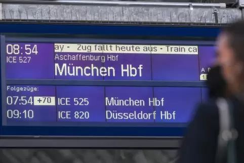 Während der GDL-Streiks fallen die meisten Fernzüge aus. Wer kann, tut gut daran, an einem anderen Tag zu reisen. Auch mit sonst