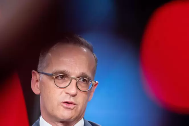 Späte Einsicht:Heiko Maas informiert zu den Evakuierungsmaßnahmen am Kabuler Flughafen.