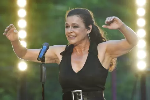 Die Energie war schnell zu spüren: Julia Neigel in Mannheim. 