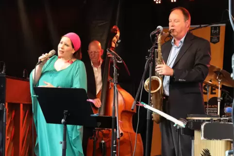 Gefühlvoll: Barbara Bürkle und Bernhard Ullrich in Speyer.