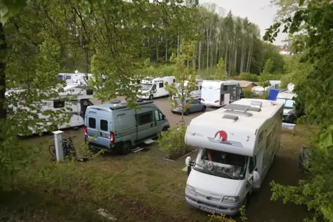 Auf dem Campingpark am Ohmbachsee wurden vor fünf Jahren weitere Stellplätze für Wohnmobile geschaffen. 