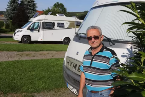 Karl-Heinz Scheller hat den Platz „Villa Toscana“ 2007 eröffnet.