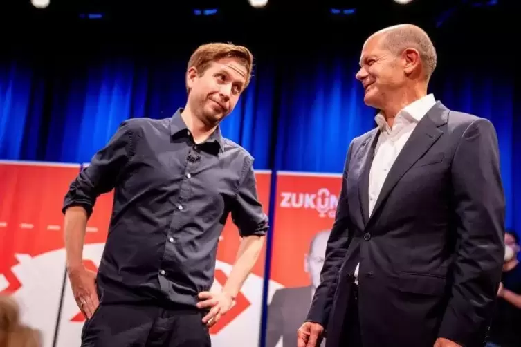 Kevin Kühnert und Olaf Scholz – die beiden SPD-Hoffnungsträger. 