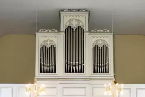 Das Geburtstagskind: die fast 150-jährige Stumm-Orgel.