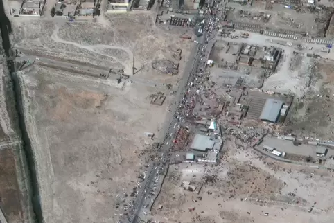 Der Flughafen in Kabul 