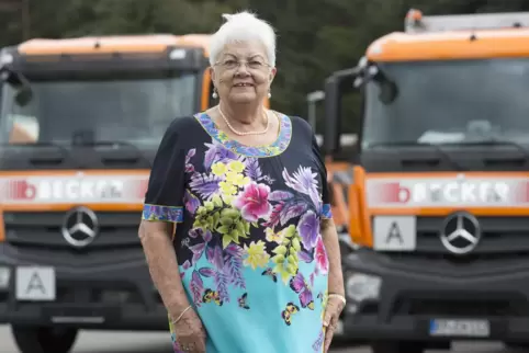 Von Frauenquoten und „Gender-Mainstreaming“ hält Annemarie Becker nichts. Im Entsorgungsunternehmen Becker blickt sie auf 66 Jah