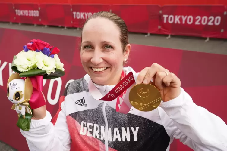 Das vierte deutsche Gold in Tokio holte Annika Zeyen. 