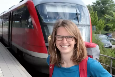 Lea Heidbreder besitzt kein Auto und ist auf Bahn und Bus angewiesen. 