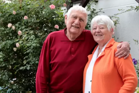 Irma und Werner Kallenbrunnen haben sich auf einem Sportfest in Göcklingen kennengelernt. 