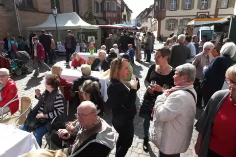 Im April 2017 hat der Hameckermarkt vor der Marktkirche Premiere gefeiert. 